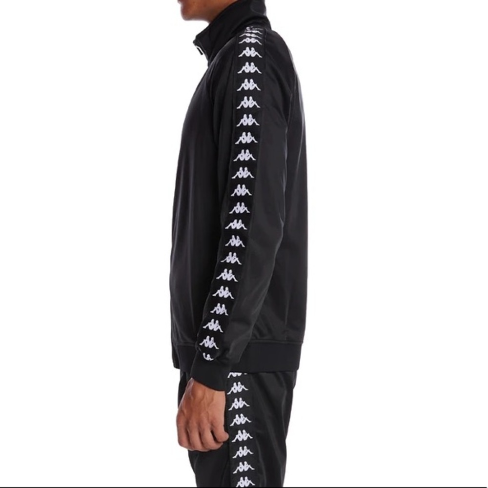 Black and white Kappa tracksuit- Size L
